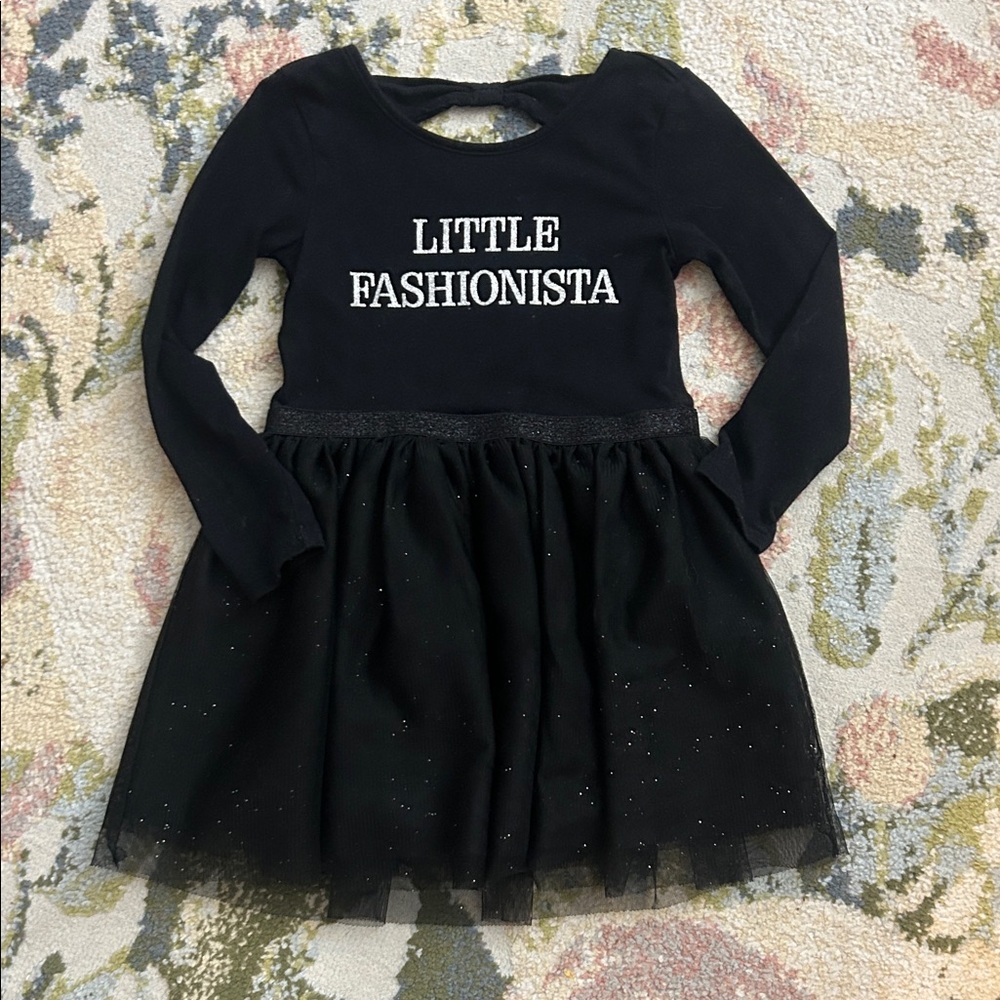 The Children's Place Black Little Fashionista Dress